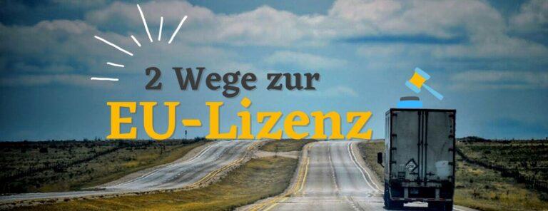 Kann man eine EU-Lizenz mieten? Erfahre in diesem Post, wie du keine EU-Lizenz mieten musst.